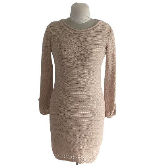 Massimo Dutti Crochet Sweater Dress - Picture 2 of 8